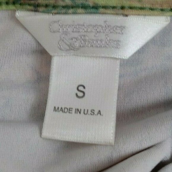 Christopher & Banks Colorful Shirt With Floral Postcard Design Size Small - Picture 5 of 6